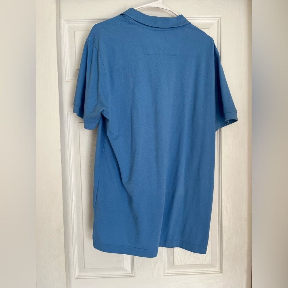 Men's Blue Polo Shirt Chaps Size Large Golf Shirt - Picture 11 of 13